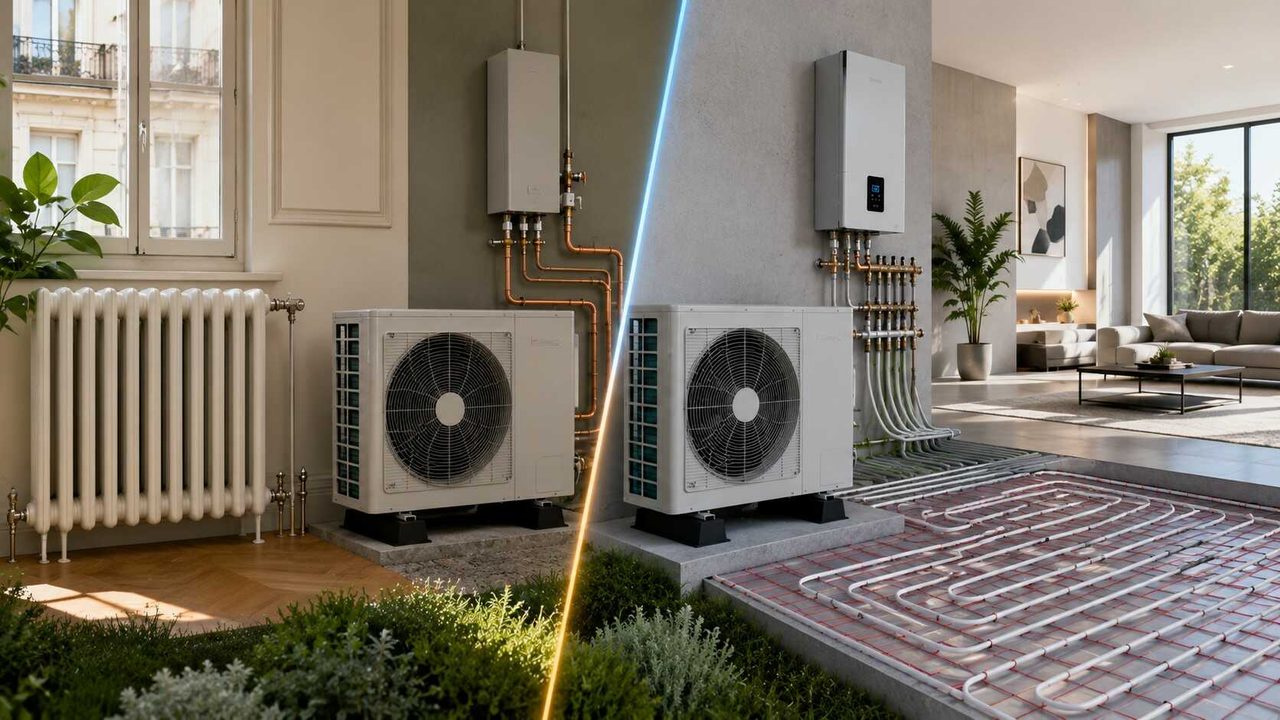 ¿Qué aerotermia instalar: alta o baja temperatura? Guía completa para elegir el sistema ideal - feat aerotermia alta vs baja 