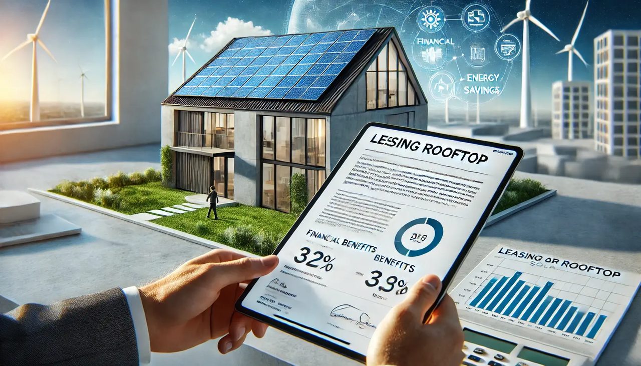 ¿Cómo alquilar tu cubierta para placas solares paso a paso? - feat dall e 2025 03 10 13 20 13 a photorealistic horizontal ima