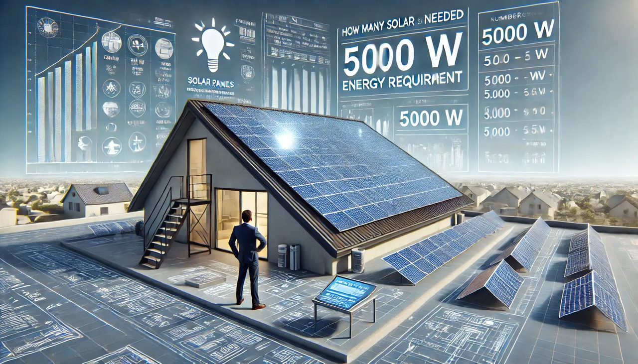 ¿Cuántas placas solares necesito para 5000 W? - feat cuantas placas solares necesito para 5000w