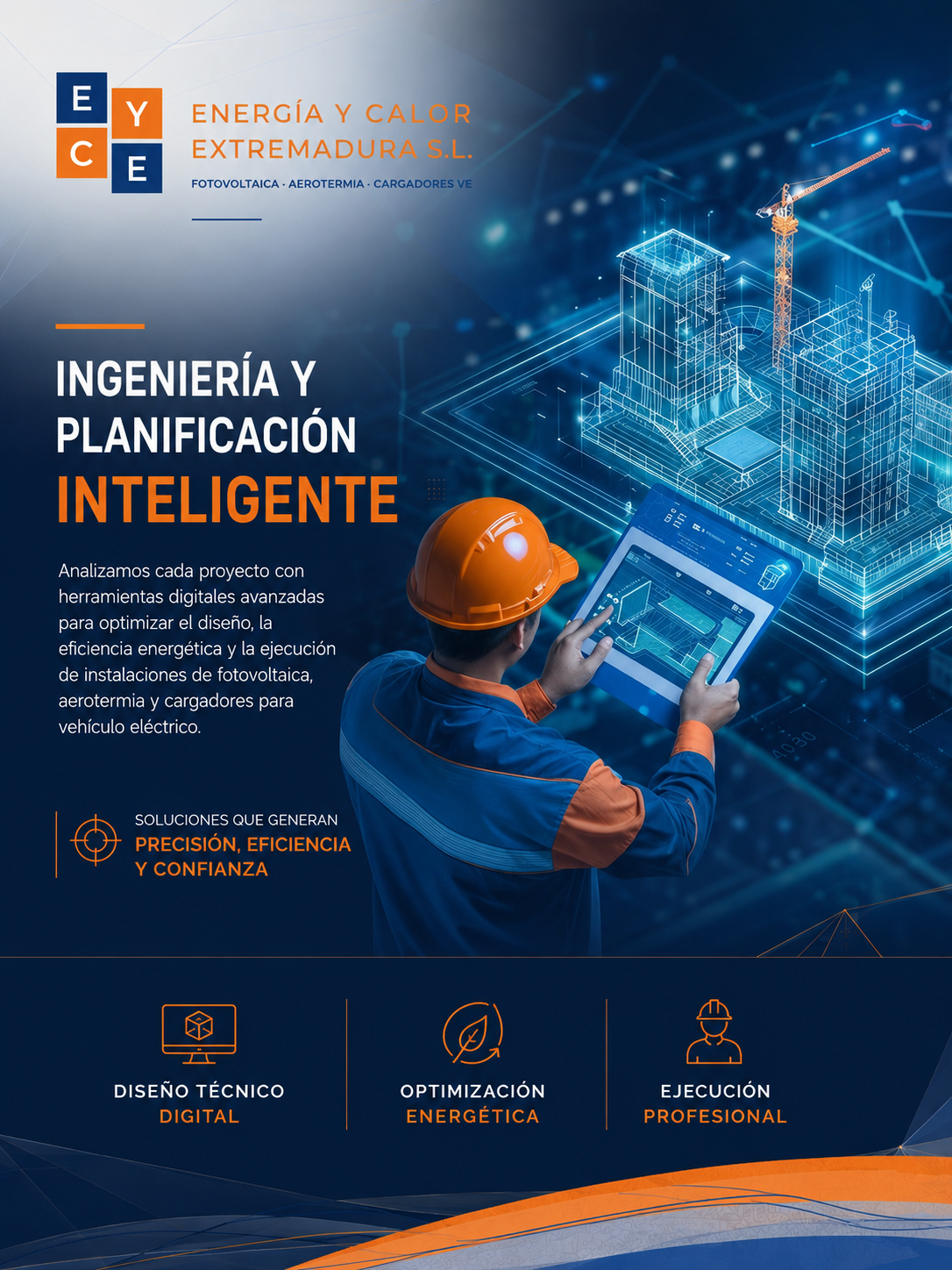 Ingeniería y planificación inteligente de instalaciones energéticas — Energía y Calor Extremadura