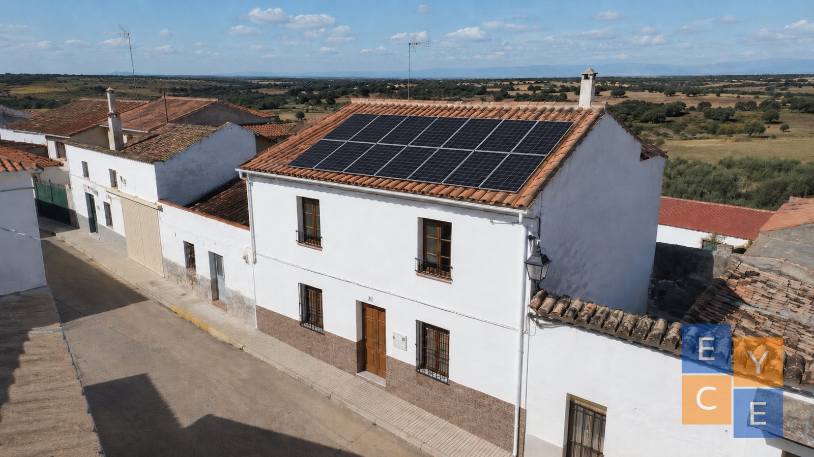 Instalación Autoconsumo con Batería Paneles en Garlitos (Badajoz)