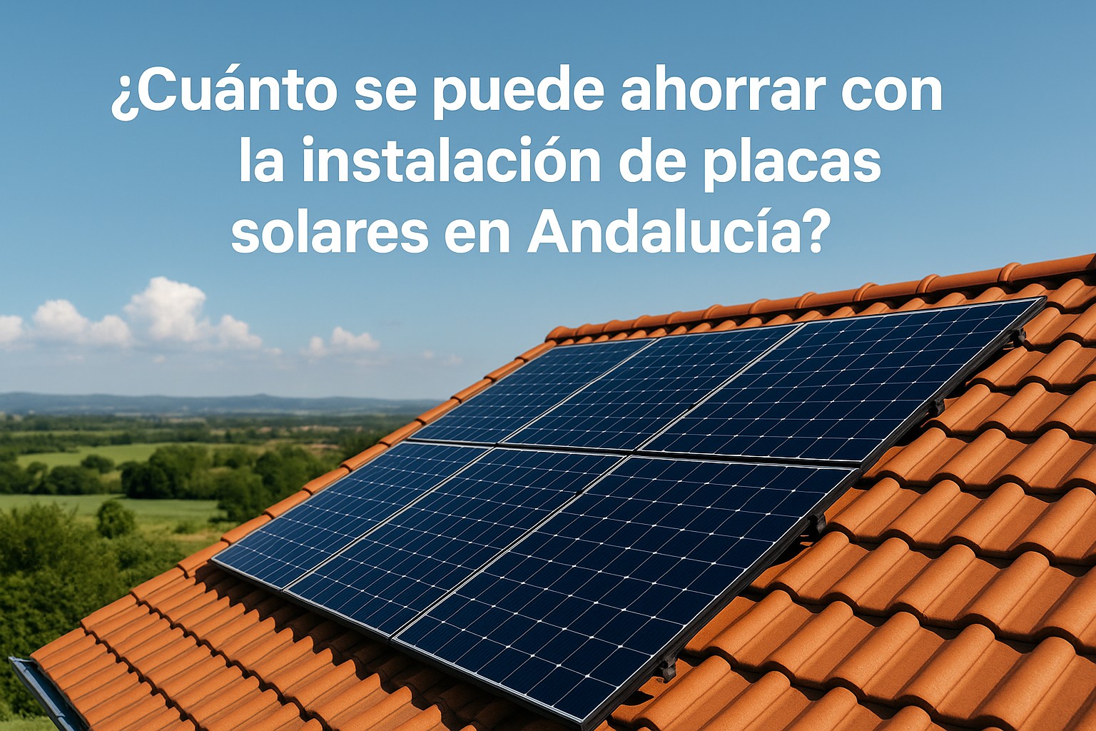 Subvenciones de placas solares en Andalucía
