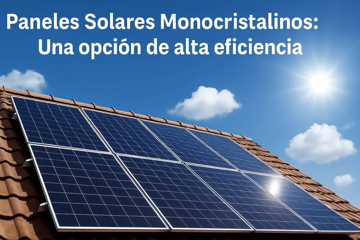 Paneles Solares Monocristalinos: Una opción de alta Eficiencia