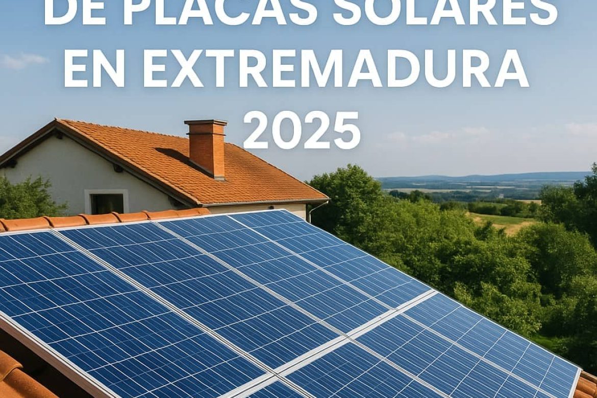 Subvenciones placas solares Extremadura