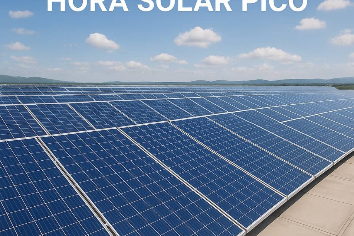 ¿Qué es la hora solar pico?