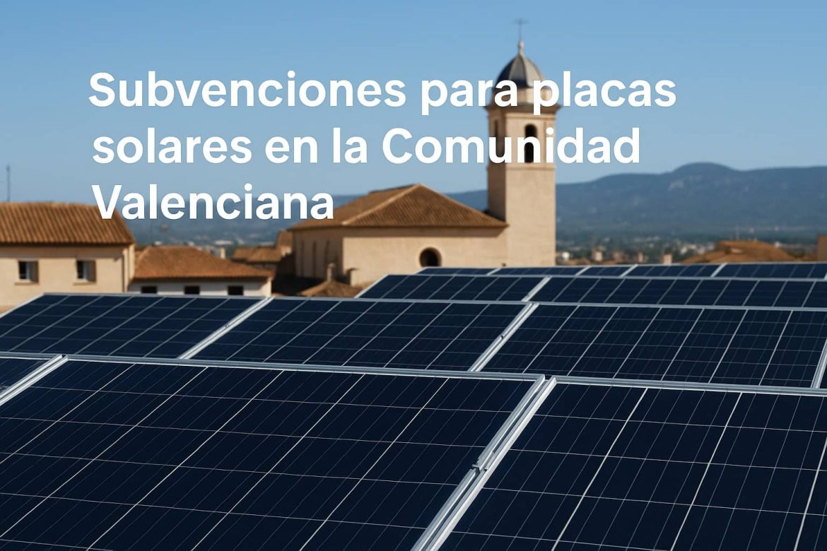 Subvenciones para placas solares en la Comunidad Valenciana