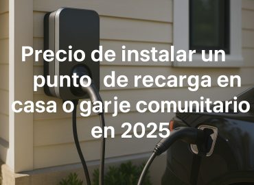 Precio de instalar un punto de recarga en casa o garaje comunitario