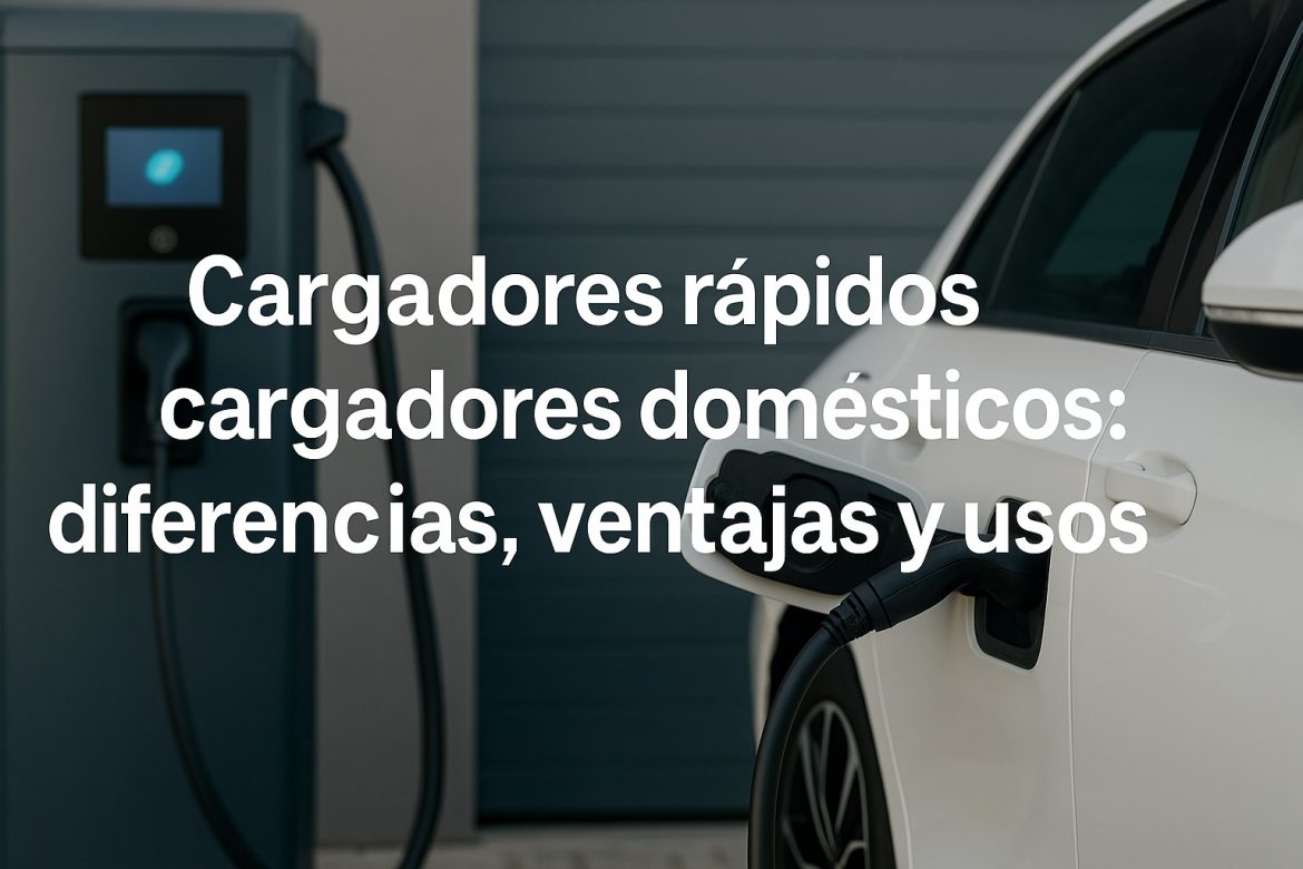 Cargadores rápidos vs cargadores domésticos: diferencias, ventajas y usos