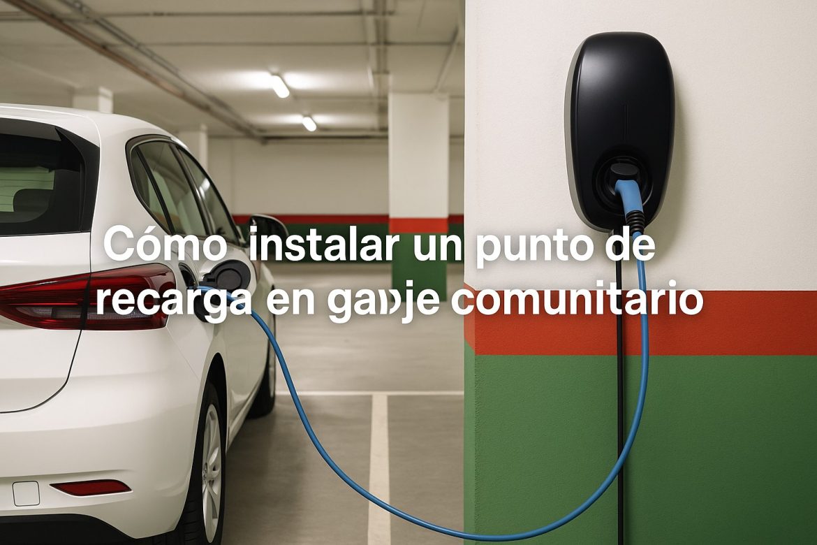 Cómo instalar un punto de recarga en garaje comunitario: permisos, normativa y ayudas