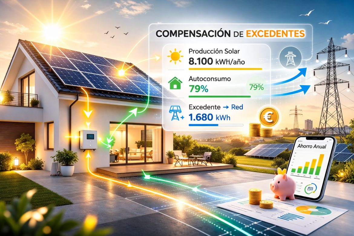 Excedente fotovoltaico: qué es, cuánto pagan y cómo maximizar la compensación en 2026