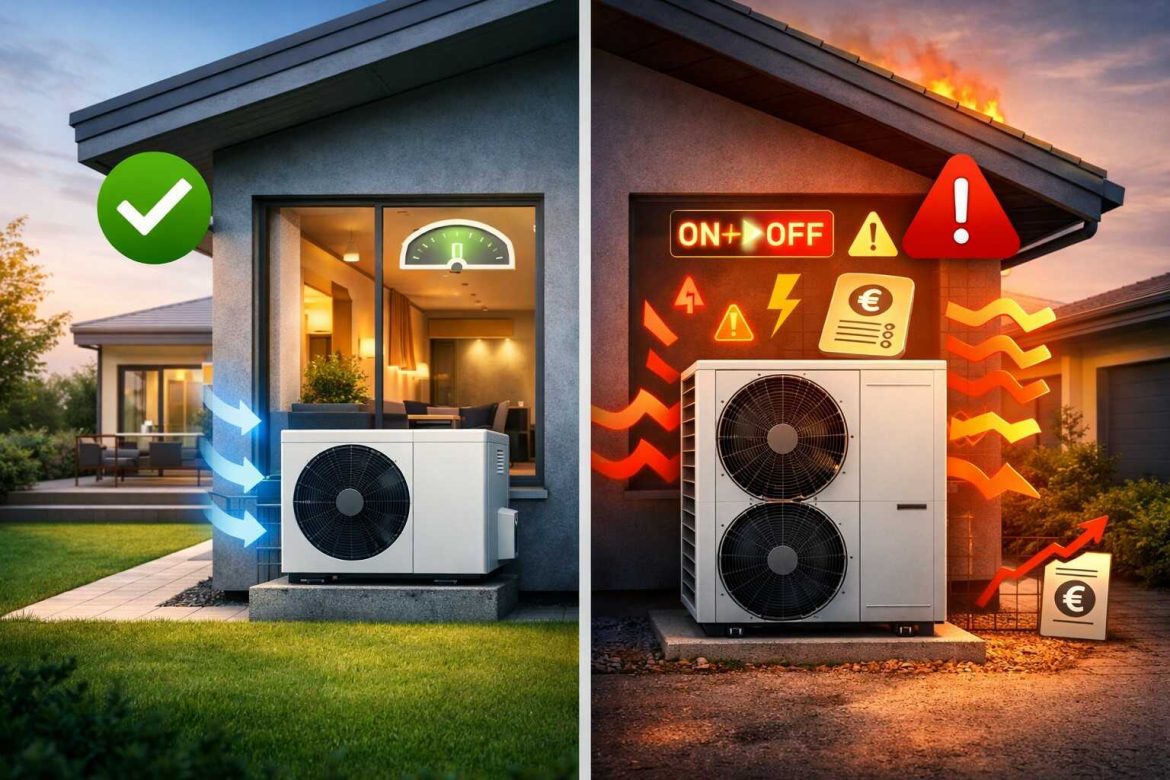 Aerotermia sobredimensionada: problemas, consecuencias y cómo evitarlo