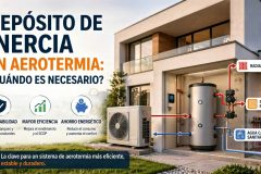 Depósito de inercia en aerotermia: qué es, cuándo es necesario y cómo influye en el consumo