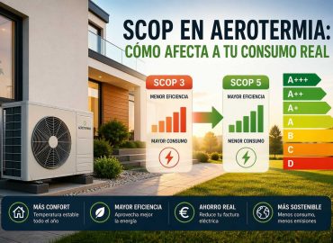 Qué es el SCOP en aerotermia y cómo influye en el consumo real